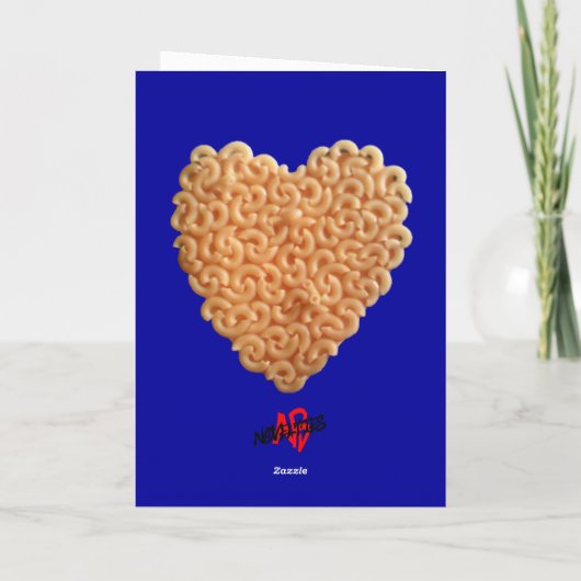 De Kaart van de Liefde van de macaroni & van de (Achterkant)