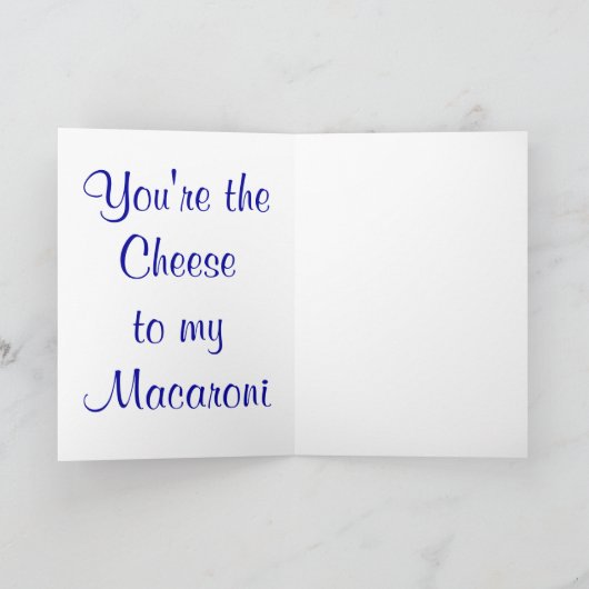 De Kaart van de Liefde van de macaroni & van de (Binnen)