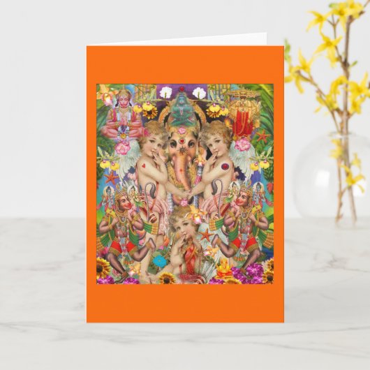 De Kaart van de Liefde van Ganesh (Gele Bloem)