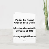 de kaart van de logo -logo-chaingangnota (Achterkant)