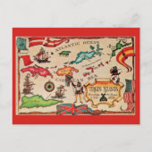 De kaart van de Maagdeneilanden (Voorkant)