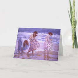 De Kaart van de Meisjes van de zeeschelp