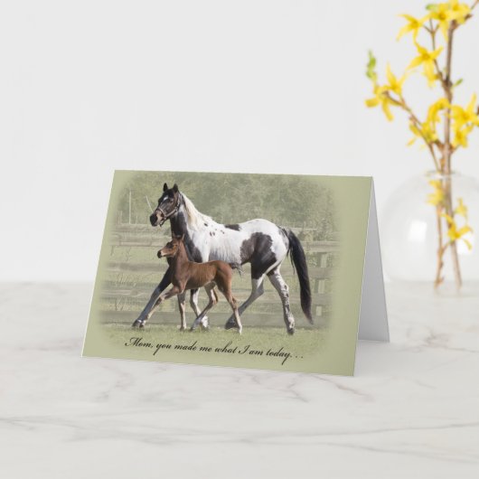 De Kaart van de moederdag (Gele Bloem)