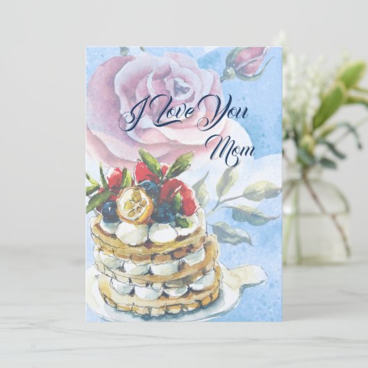 De Kaart van de Moederdag personaliseren (Staand voorkant)