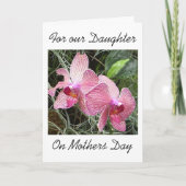 De Kaart van de Moederdag van de dochter (Voorkant)