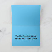 De kaart van de Moederdag van de kolibrie (Binnen)