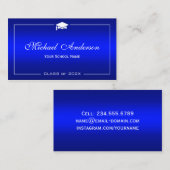 De Kaart van de Naam van afstuderen - Modieuze Contactkaartje (Voorkant / Achterkant)