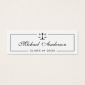 De Kaart van de Naam van de Student van de School  (Voorkant)