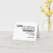 De kaart van de nota - de 'Liefde is als (Gele Bloem)