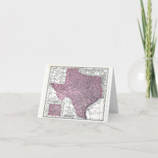 De kaart van de nota:  Kaart van Texas, 1921
