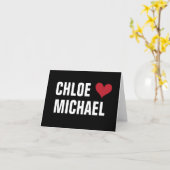 De Kaart van de nota - Rood & Zwarte (Gele Bloem)