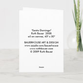 De Kaart van de nota:  "Santo Domingo " (Achterkant)