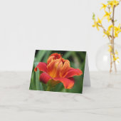 De Kaart van de Nota van Daylily (Gele Bloem)