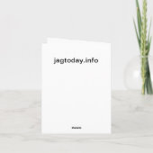 De Kaart van de Nota van de Afstuderen van de (Achterkant)