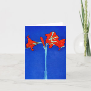 De Kaart van de Nota van de Amaryllis van Mondrian