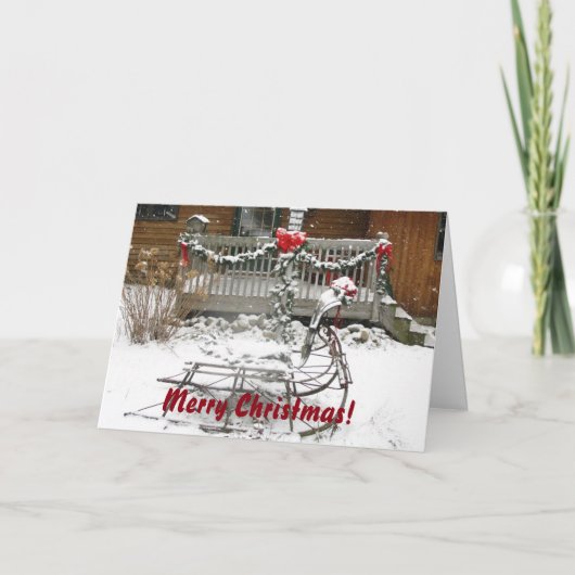 De Kaart van de Nota van de Ar van Kerstmis (Voorkant)
