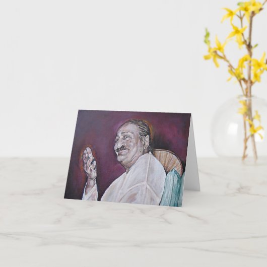 De Kaart van de Nota van de Baba van Meher (spatie (Gele Bloem)