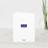 De Kaart van de Nota van de Bloemen van de akelei (Achterkant)