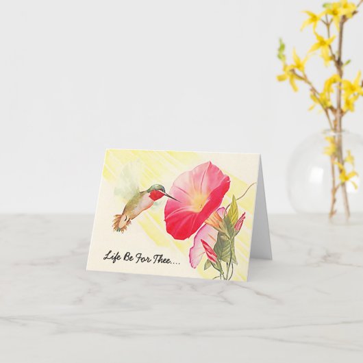 De Kaart van de Nota van de Dag van de Zoete Zomer (Gele Bloem)