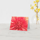 De Kaart van de Nota van de dahlia (Gele Bloem)