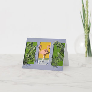 De Kaart van de Nota van de flamingo