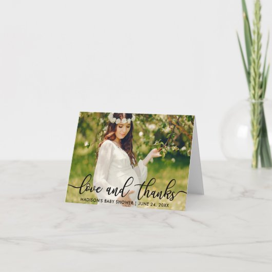 De Kaart van de Nota van de Foto van de Liefde en (Voorkant)