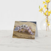 De Kaart van de Nota van de Gekko van de luipaard (Gele Bloem)