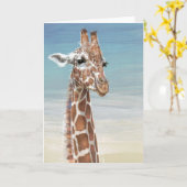 De Kaart van de Nota van de Giraffe (Gele Bloem)