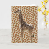 De Kaart van de Nota van de Giraffe (Gele Bloem)