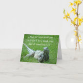 De Kaart van de Nota van de Glimlach van Iggy (Gele Bloem)