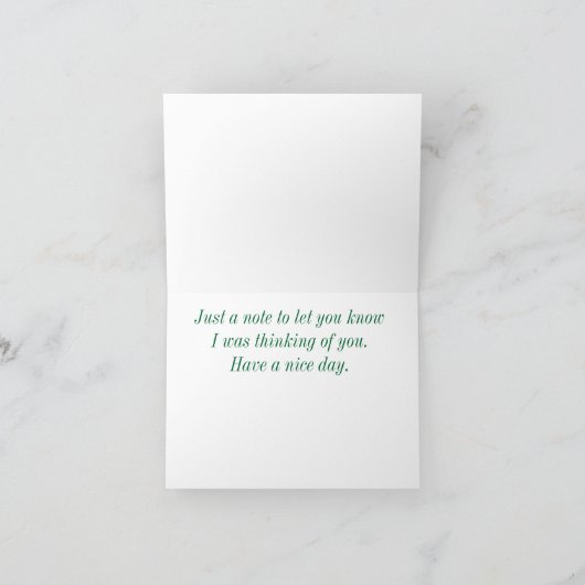 De Kaart van de Nota van de Glimlach van Iggy (Binnen)