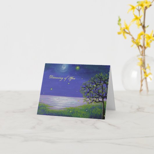 De Kaart van de Nota van de glimworm (Gele Bloem)