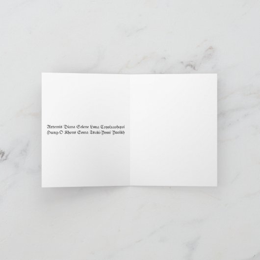 De Kaart van de Nota van de Godin van de maan (Binnen)