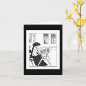 De Kaart van de Nota van de Jugendstil van Isolde (Gele Bloem)