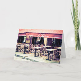 De Kaart van de Nota van de Koffie van La Boheme