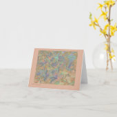 De Kaart van de Nota van de Krokus van de herfst (Gele Bloem)