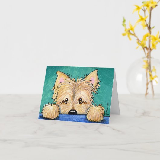 De Kaart van de Nota van de Kunst van Terrie van (Gele Bloem)