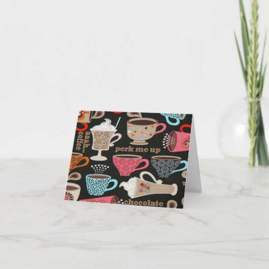 De Kaart van de Nota van de Minnaars van de Koffie (Voorkant)