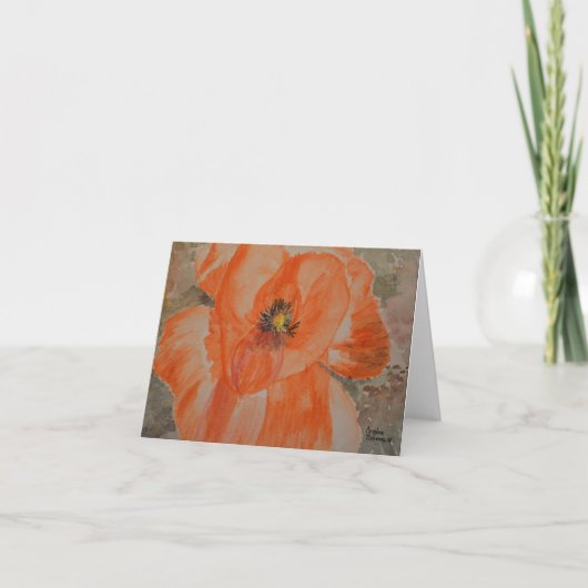De Kaart van de Nota van de papaver (Voorkant)