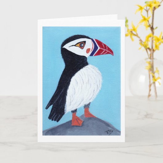 De Kaart van de Nota van de papegaaiduiker (Gele Bloem)