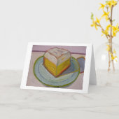 De Kaart van de Nota van de Pastei van de citroen (Gele Bloem)