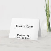 De Kaart van de Nota van de pauw (Achterkant)