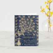 De Kaart van de Nota van de Pauw van de trots & (Gele Bloem)