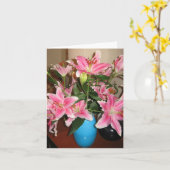 De Kaart van de Nota van de Pracht van de lelie (Gele Bloem)