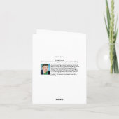 De Kaart van de Nota van de Scène van de winter (Achterkant)