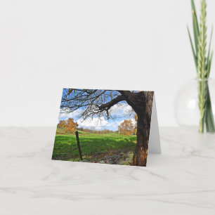 De Kaart van de Nota van de Scène van het weiland