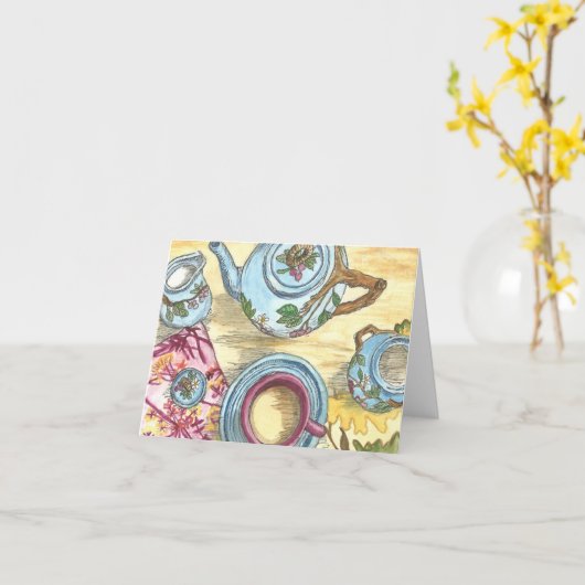 De Kaart van de Nota van de Tijd van de thee (Gele Bloem)