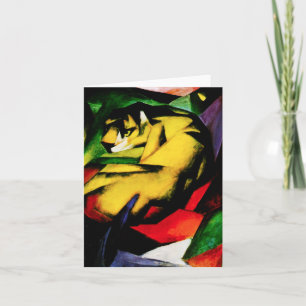 De Kaart van de Nota van de Tijger van Franz Marc
