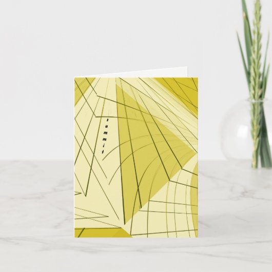 De Kaart van de Nota van de "top" (Voorkant)