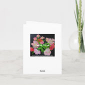 De Kaart van de Nota van de Tulpen van de papegaai (Achterkant)